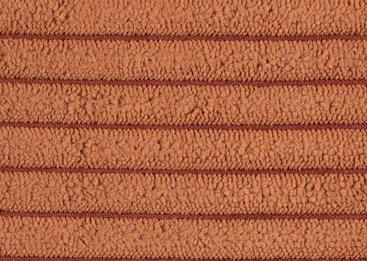 LIEGE Cord Rostfarben  - Rostfarben/Schwarz, Basics, Kunststoff/Textil (95/90/205cm) - Xora