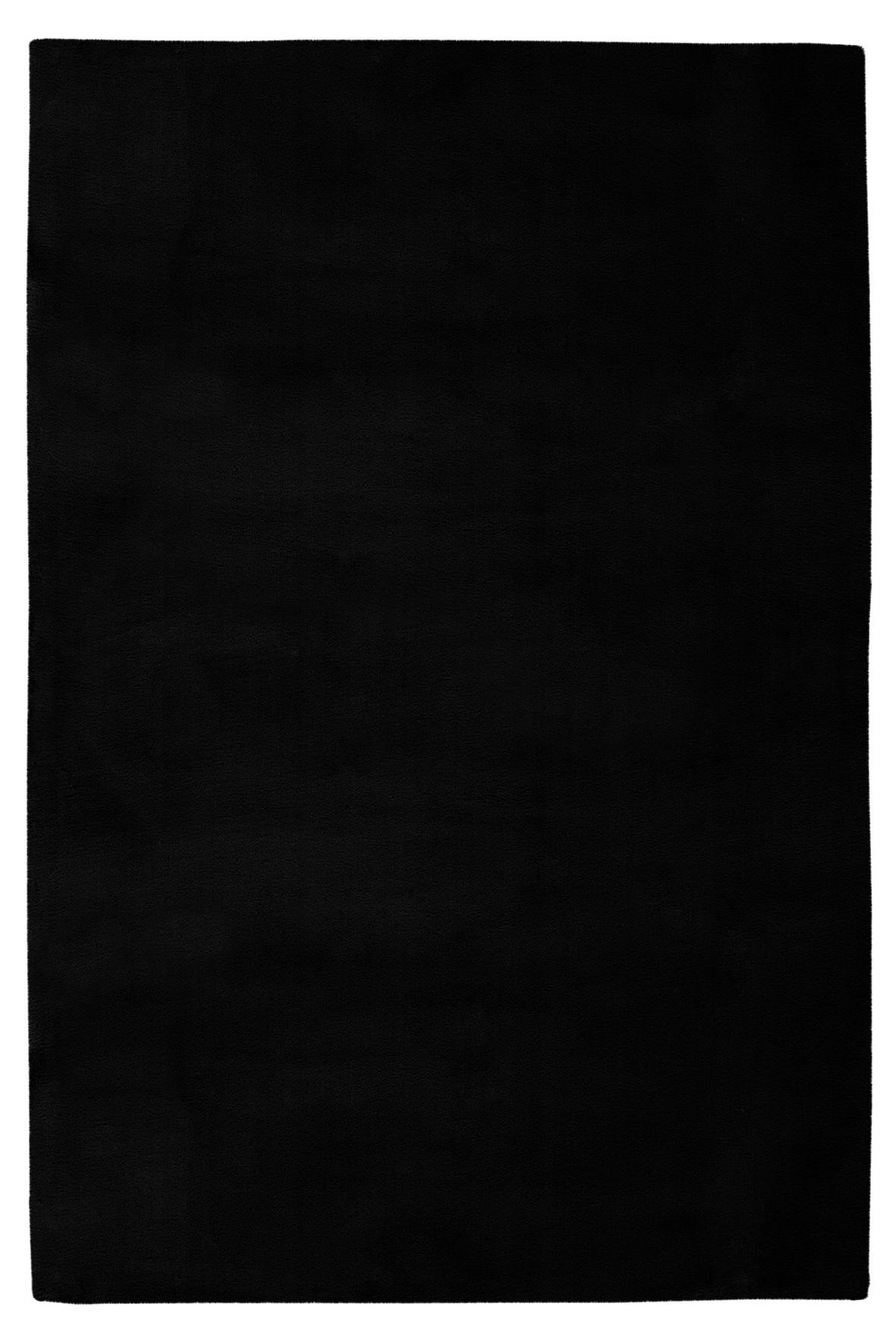 HOCHFLORTEPPICH 60/110 cm My Cha Cha Schwarz  - Schwarz, Basics, Textil (60/110cm) - Obsession
