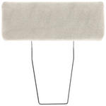KOPFSTÜTZE in Velours  - Beige, KONVENTIONELL, Textil (55/21/10cm) - Hom`in