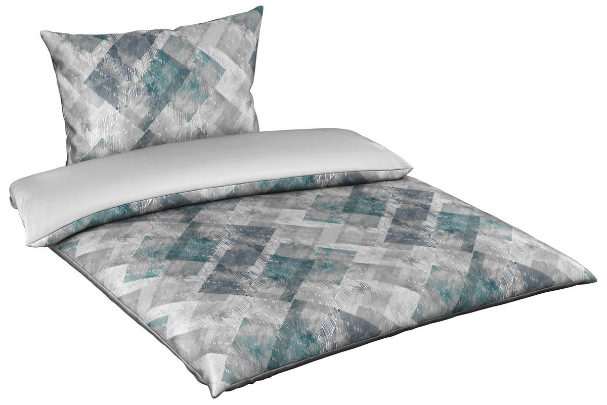 KÉTOLDALAS ÁGYNEMŰHUZAT 140/200 cm  - ezüstszínű, Konventionell, textil (140/200cm) - Novel