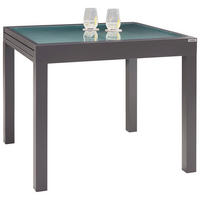 Masă Grădină 90-180/90/75 cm   - antracit, Design, sticlă/metal (90-180/90/75cm) - Ambia Garden