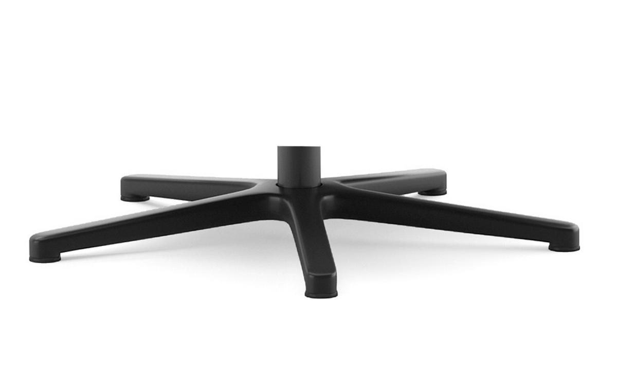 DREHSTUHL Grau  - Schwarz/Grau, MODERN, Leder/Metall (75/112/82cm) - Sit & More