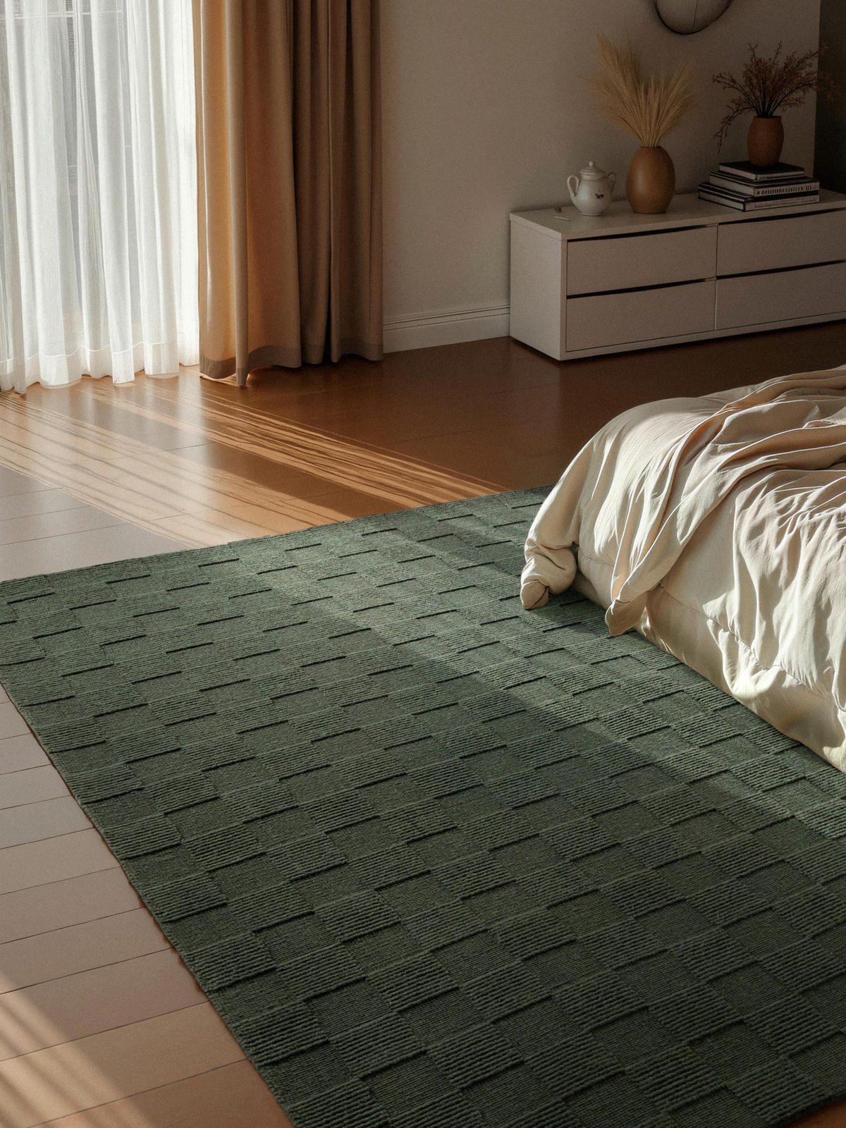 WEBTEPPICH 120/170 cm Kollektion 1766 Waldgrün  - Waldgrün, Basics, Textil (120/170cm) - Villeroy & Boch