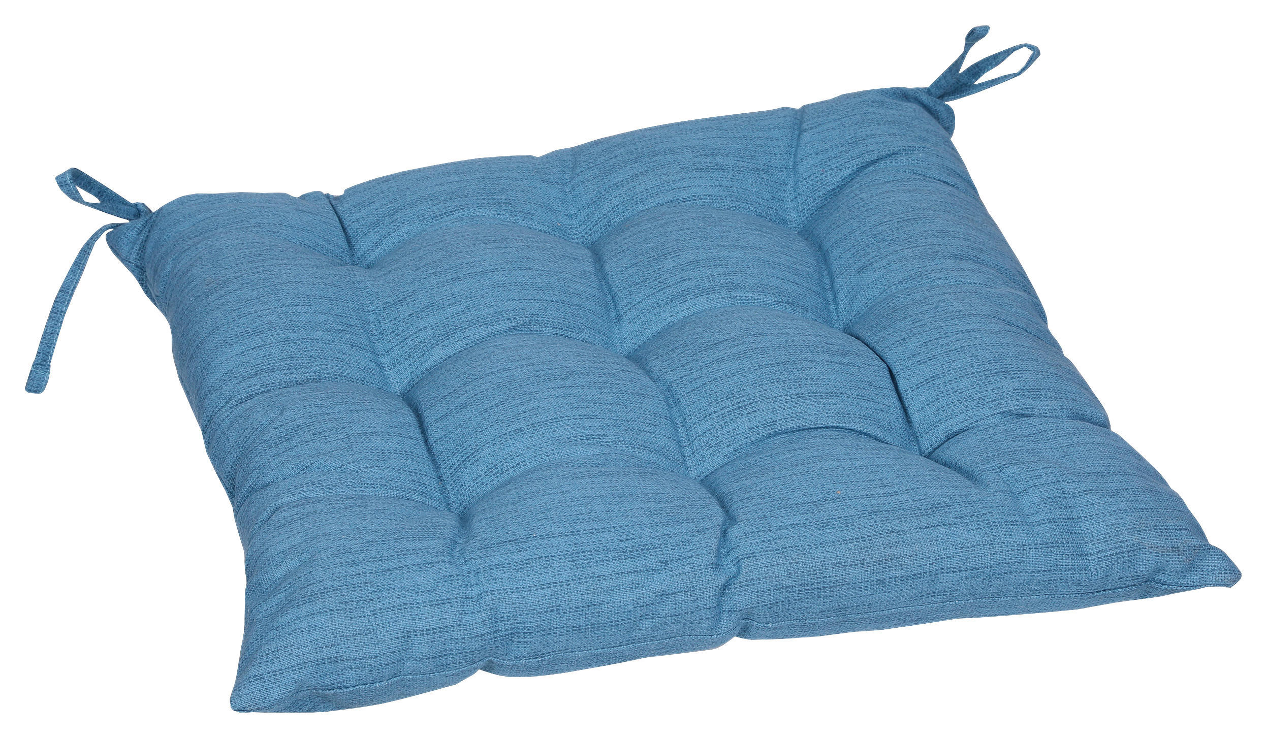 GARTENSITZKISSEN in Blau 40/40 cm  - Blau, Design, Textil (40/40cm)