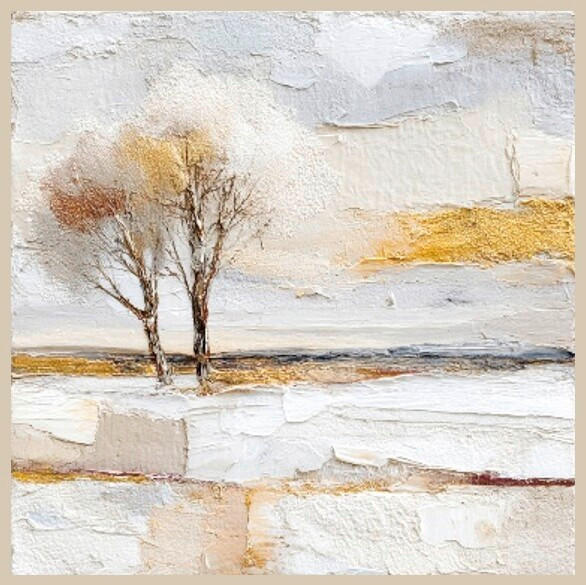 METALLBILD Abstraktes  - Multicolor, Basics, Metall (30/30/2cm) - Euroart