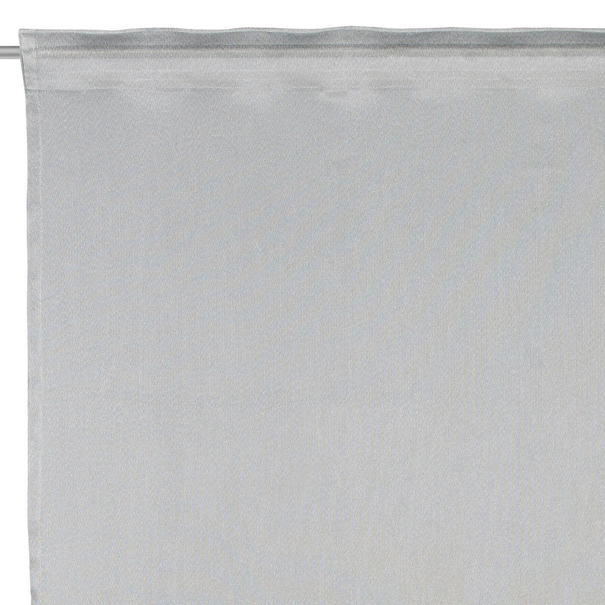 FERTIGVORHANG transparent  - Grau, Basics, Textil (140/245cm) - Esposa