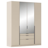 DREHTÜRENSCHRANK in Champagner  - Champagner/Grau, Modern, Holzwerkstoff/Metall (181/229/54cm) - Rauch Möbel
