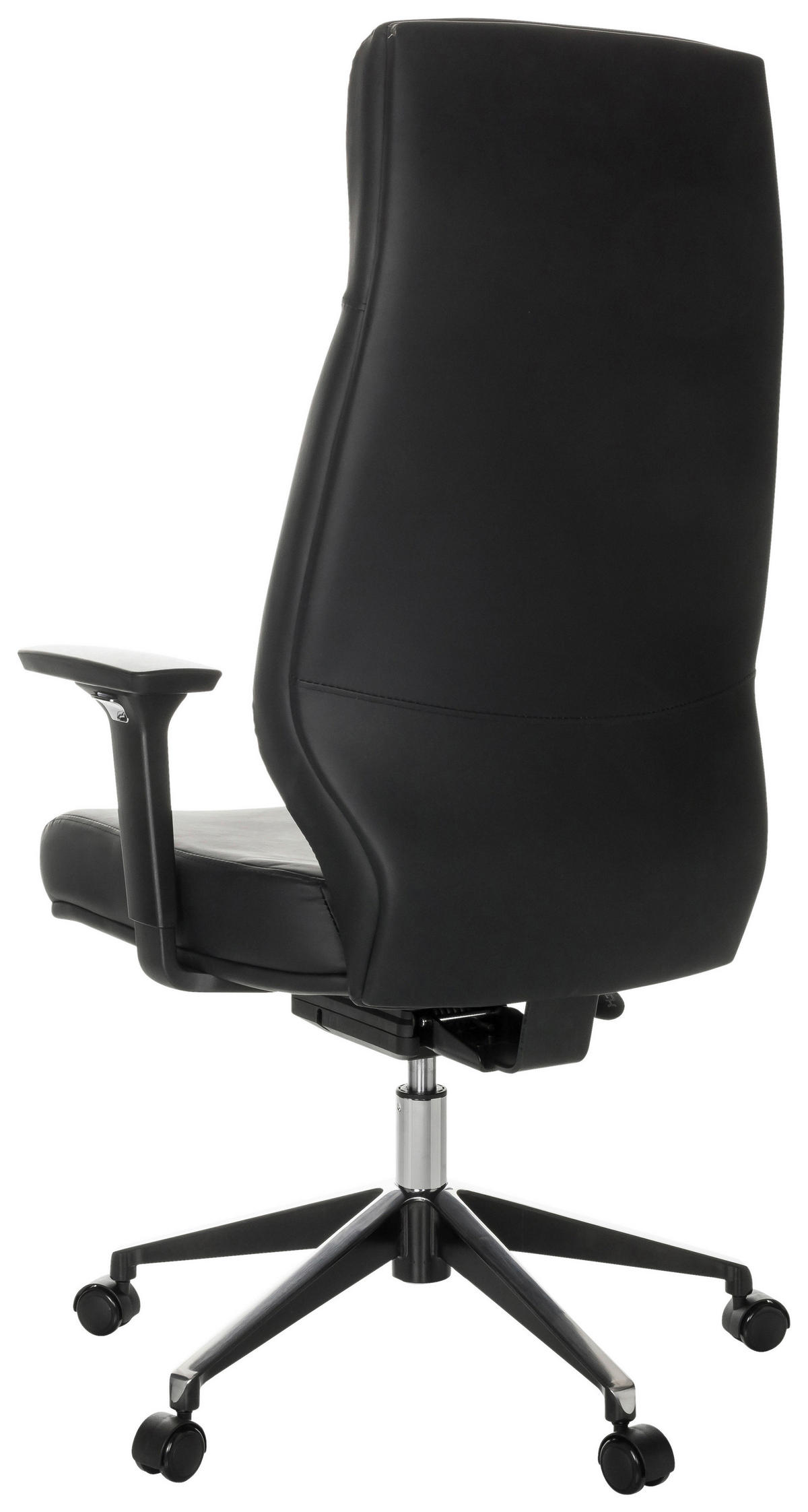 KANCELÁŘSKÉ KŘESLO, černá - černá, Basics, kov/plast (68/123-130/68cm) - MID.YOU