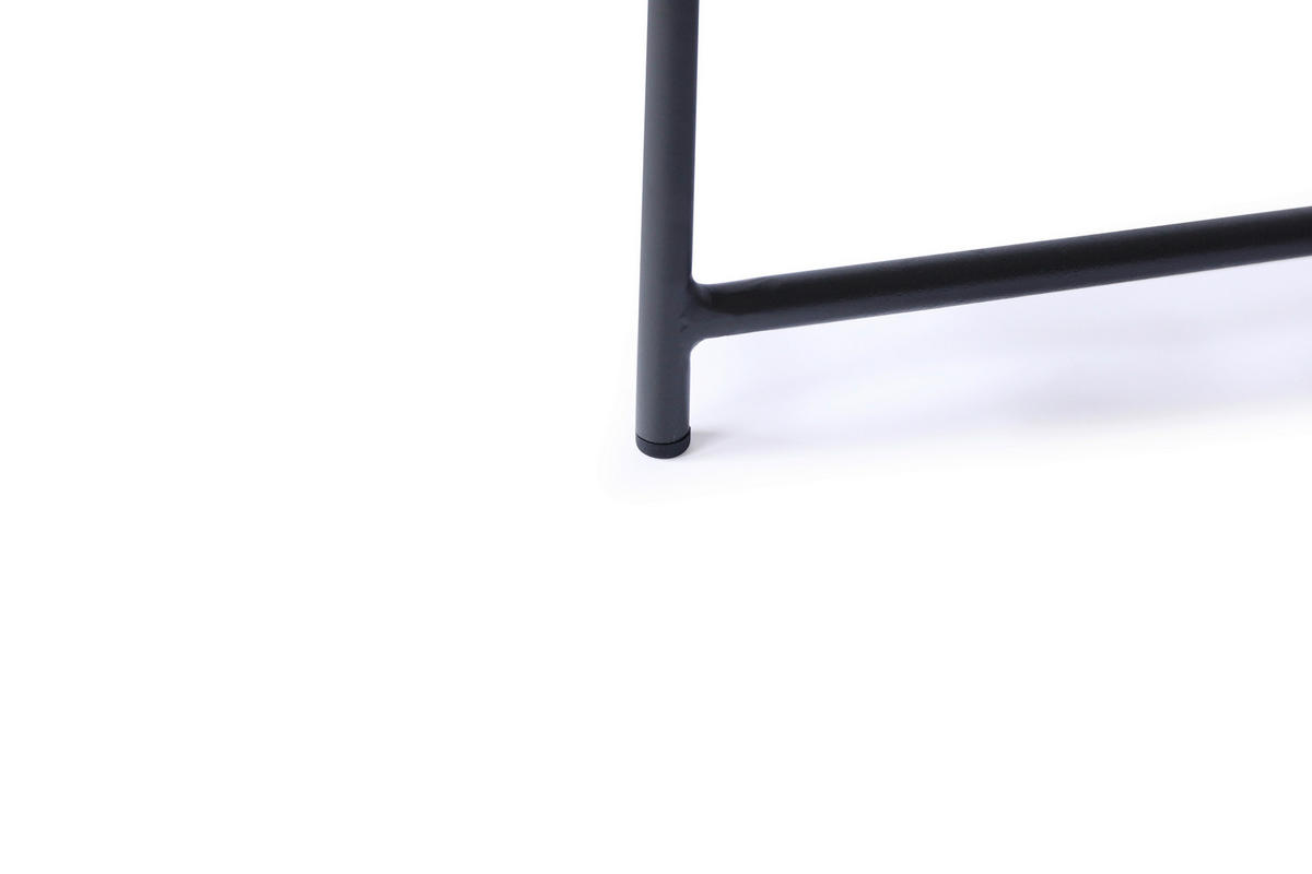 BEISTELLTISCH 49/49/49 cm Anthrazit rund  - Anthrazit, Design, Metall (49/49/49cm) - Xora