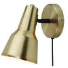 WANDLEUCHTE - Goldfarben/Schwarz, Design, Metall (13,5/21,5/20cm) - It's about Romi