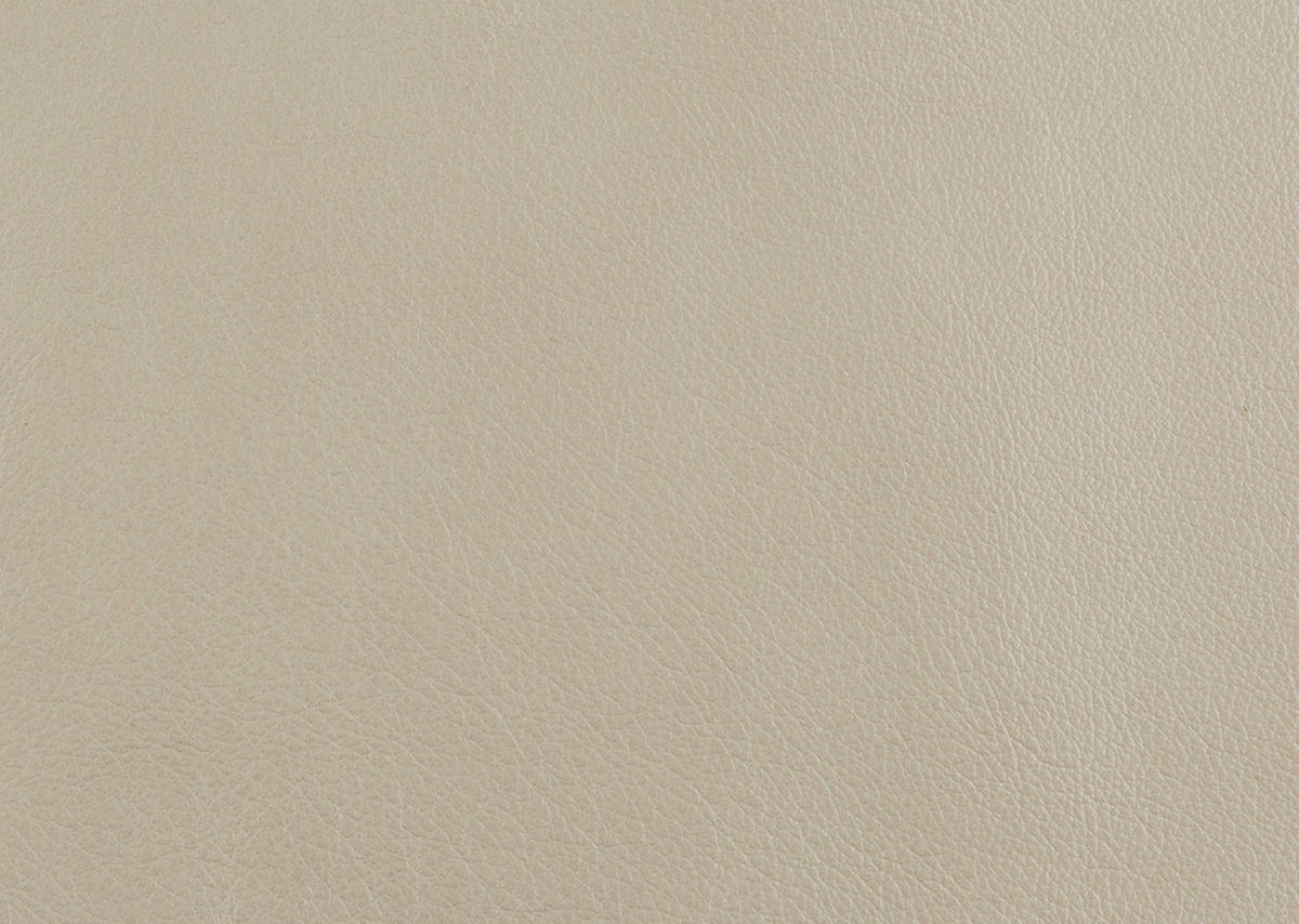 ECKSOFA  Echtleder Sandfarben  - Sandfarben/Schwarz, Design, Leder/Metall (169/307cm) - Beldomo Premium