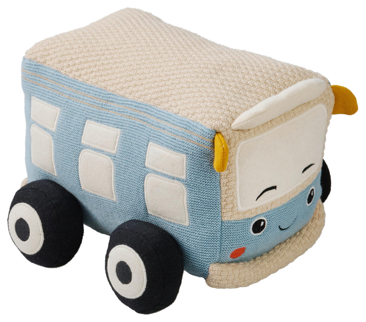 ZIERKISSEN    - Blau, Basics, Textil (26/24/17cm) - Patinio