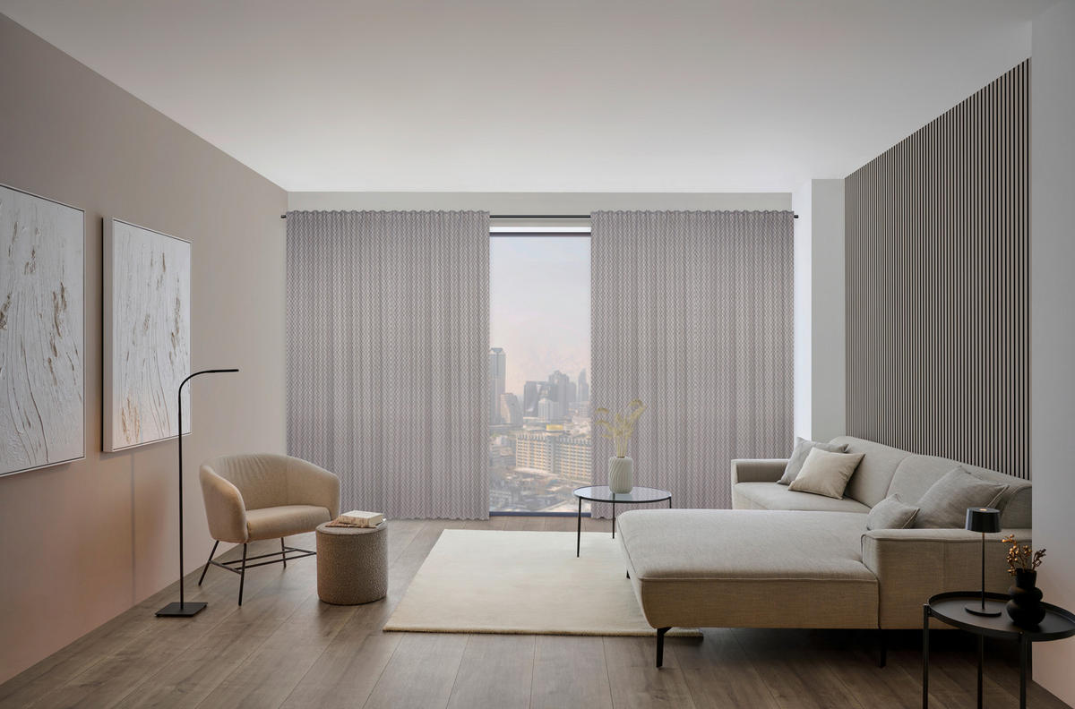FERTIGVORHANG blickdicht  - Grau, Konventionell, Textil (140/260cm) - Dieter Knoll