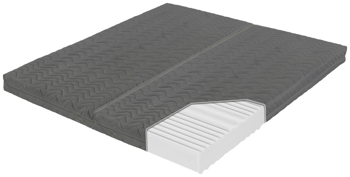 MATRACE 90-180/200 cm,  - šedá, Konvenční, textil/plast (90-180/200cm) - Carryhome