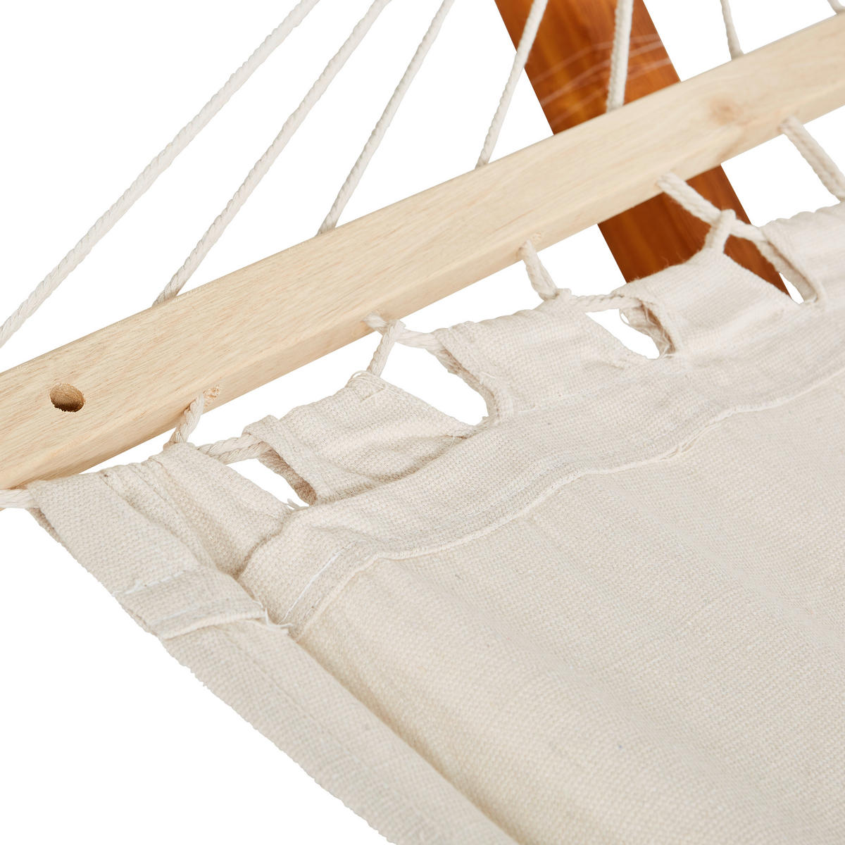 HAMAC 320/120/120 cm  - maro/bej, Lifestyle, lemn/textil (320/120/120cm) - Ambia Garden