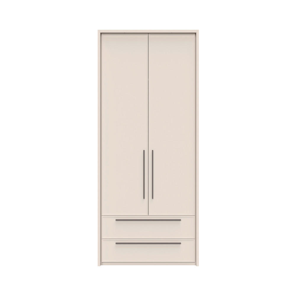 ORMAR SA KLASIČNIM VRATIMA kašmir  97/226/60 cm  - kašmir, Dizajnerski, metal/pločasti materijal (97/226/60cm)