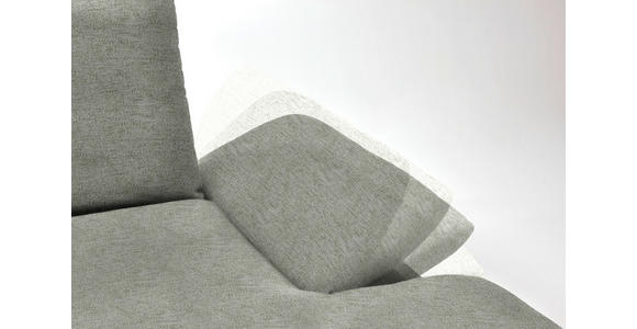ECKSOFA in Flachgewebe Greige  - Greige/Schwarz, Design, Holz/Textil (314/159cm) - Dieter Knoll
