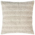 ZIERKISSEN  45/45 cm   - Weiß/Grau, KONVENTIONELL, Textil (45/45cm) - Novel