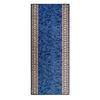 LÄUFER 80/450 cm FD  - Blau, KONVENTIONELL, Kunststoff/Textil (80/450cm)