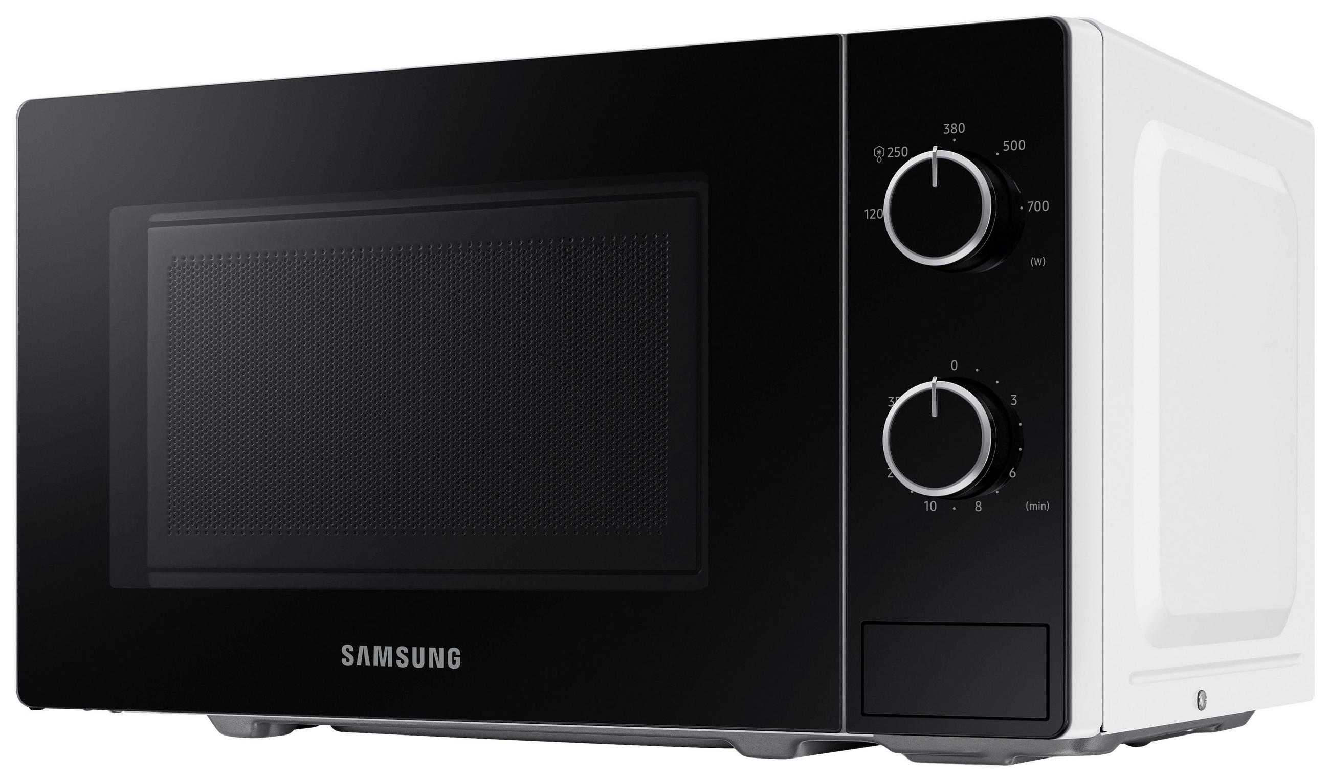 MIKROWELLE MS20A3010AH/EG  - Schwarz/Weiß, Basics, Glas/Metall (48,8/29,1/38,0cm) - Samsung