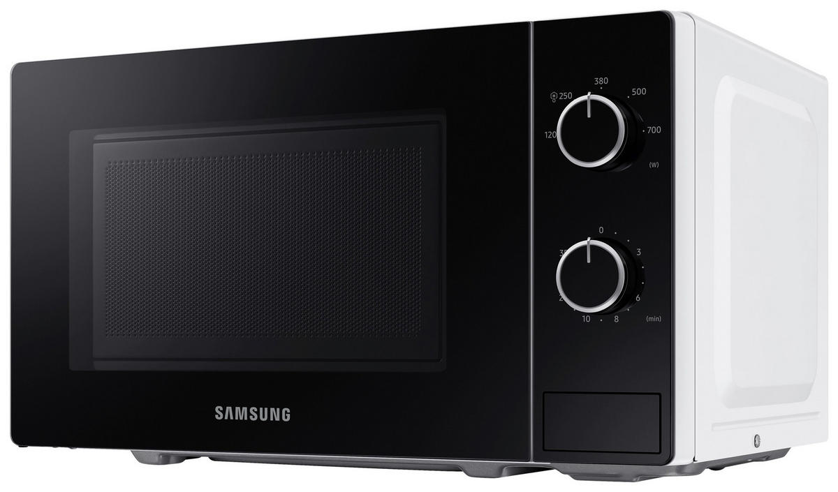 MIKROWELLE MS20A3010AH/EG  - Schwarz/Weiß, Basics, Glas/Metall (48,8/29,1/38,0cm) - Samsung