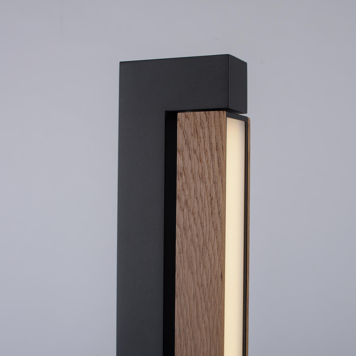 LED-STEHLEUCHTE - Eichefarben/Anthrazit, Design, Holz/Kunststoff (22/16/140cm) - Neuhaus PURE
