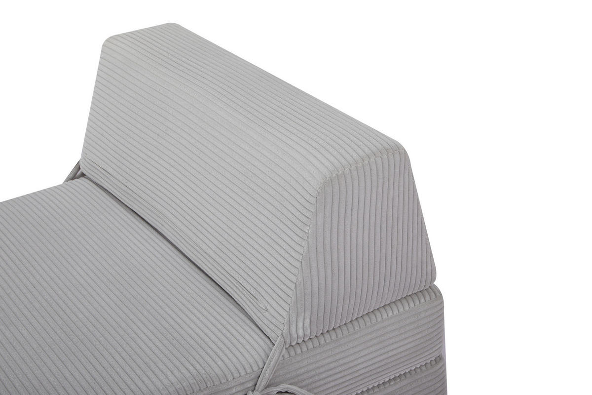 SCHLAFSESSEL Cord Beige    - Beige, Design, Textil/Metall (75/58/80cm) - Livetastic