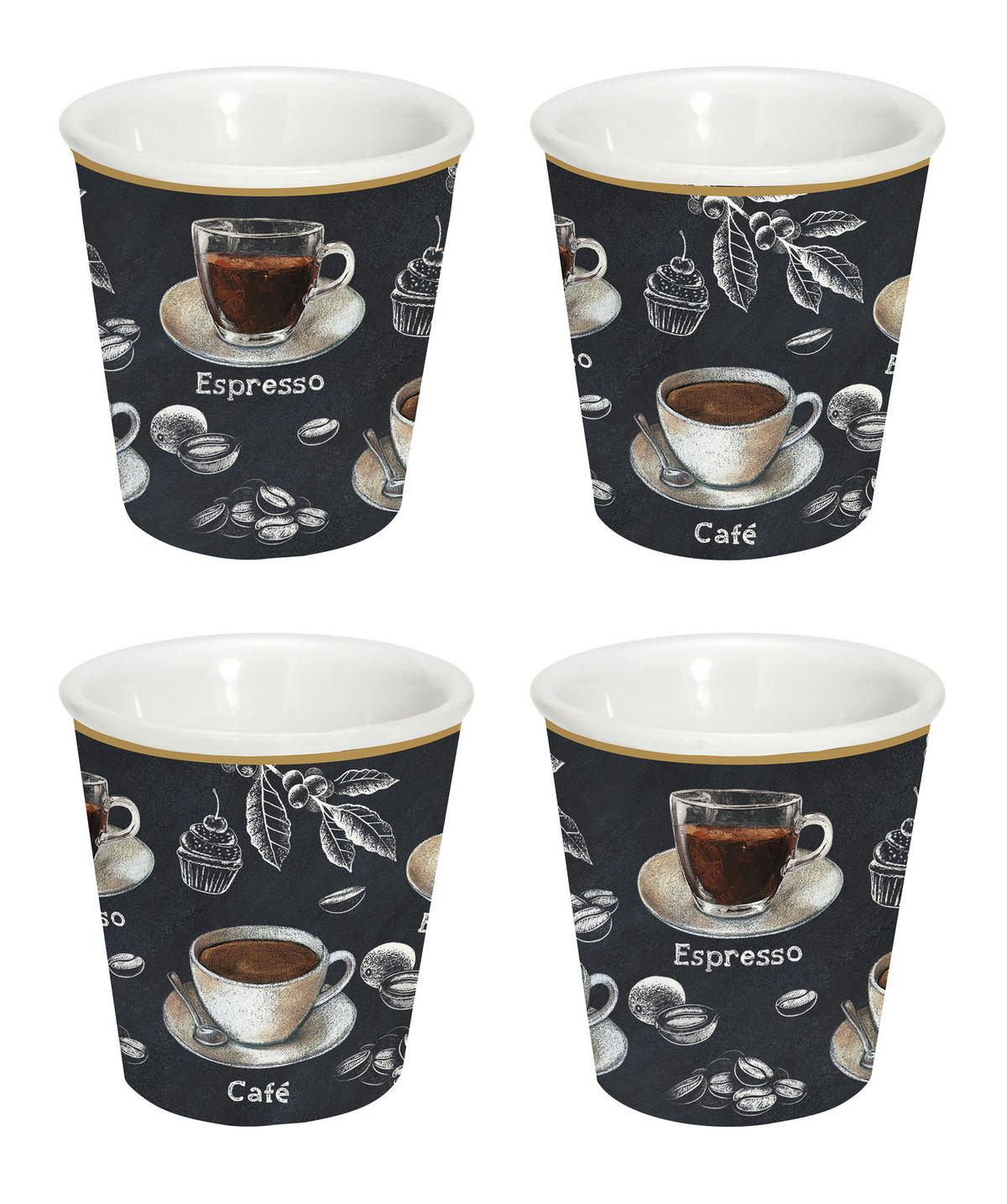 CSÉSZEKÉSZLET     - fekete, Basics, kerámia (0.45kg) - Easy Life