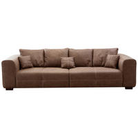 BIGSOFA Flachgewebe Haselnussfarben  - Beige/Haselnussfarben, KONVENTIONELL, Holz/Textil (287/69/108cm) - Cantus