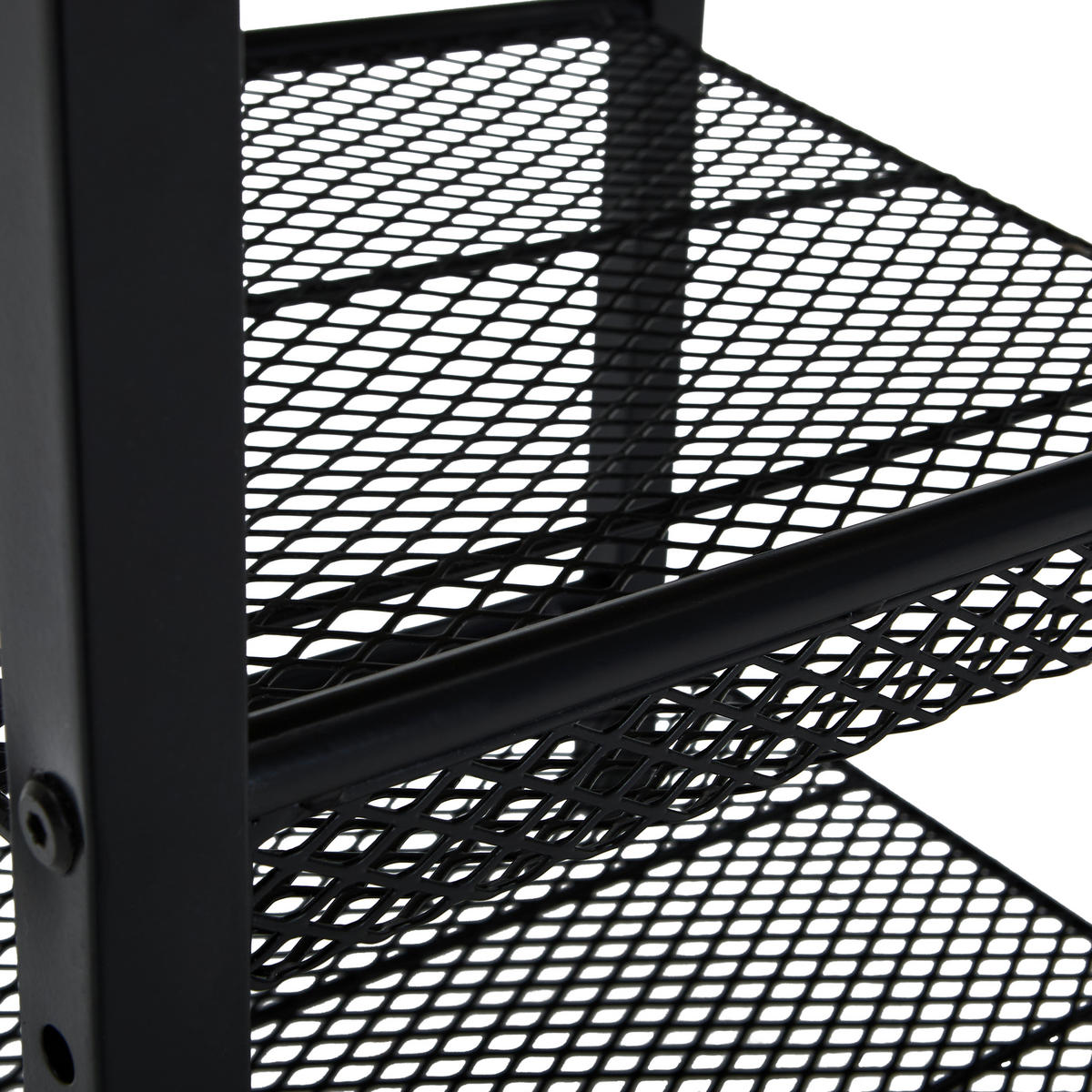 BEISTELLTISCH 40/40/50 cm Naturfarben, Schwarz quadratisch  - Schwarz/Naturfarben, Basics, Holzwerkstoff/Metall (40/40/50cm) - Xora