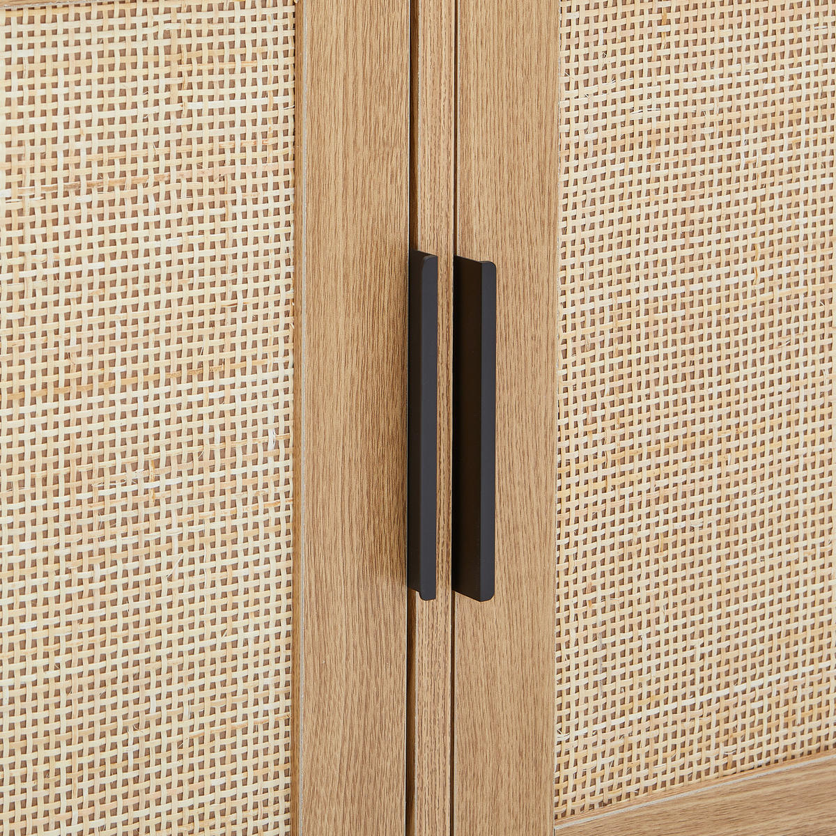 SIDEBOARD  in 120/80/39 cm  - Schwarz/Naturfarben, Natur, Holz/Holzwerkstoff (120/80/39cm) - MID.YOU