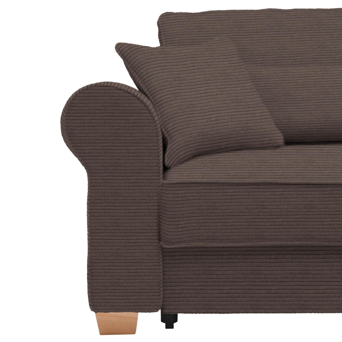 HÖRNSOFFA i mocca  - mocca, Modern, trämaterial/trä (255/185cm) - MID.YOU