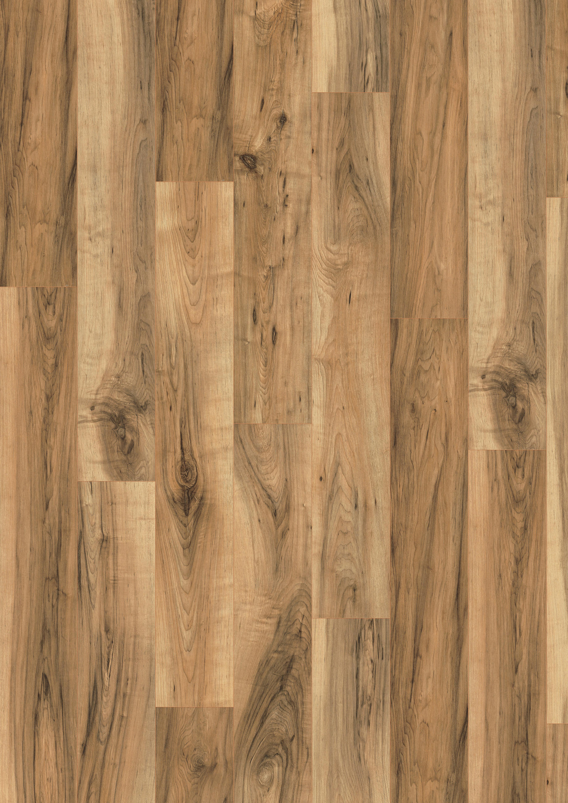 LAMINATBODEN Perganti Nussbaum EGGER Nature Sense Aqua  per  m² - Nussbaumfarben/Braun, KONVENTIONELL, Holzwerkstoff (129.2/19.3/0.8cm) - Egger Holzwerkstoffe