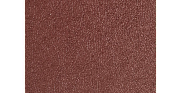 OTTOMANE Palermo in Echtleder Dunkelrot  - Beige/Schwarz, Design, Leder/Holz (114/92/165-218cm) - Dieter Knoll