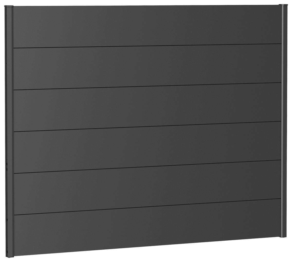 SICHTSCHUTZ - Dunkelgrau, Basics, Metall (180/137/4,4cm) - Biohort