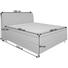BOXSPRINGBETT in Grau - Alufarben/Grau, KONVENTIONELL, Textil/Metall (180/200cm) - Welnova BOXSPRINGBETT in Grau - Alufarben/Grau, KONVENTIONELL, Textil/Metall (180/200cm) - Welnova