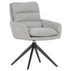 ARMLEHNSTUHL  in Flachgewebe  - Beige/Schwarz, Design, Textil/Metall (60/89/69cm) - Novel