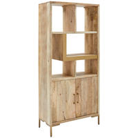 REGAL  88/192/40 cm  - Natur, Holz/Metall (88/192/40cm) - MID.YOU