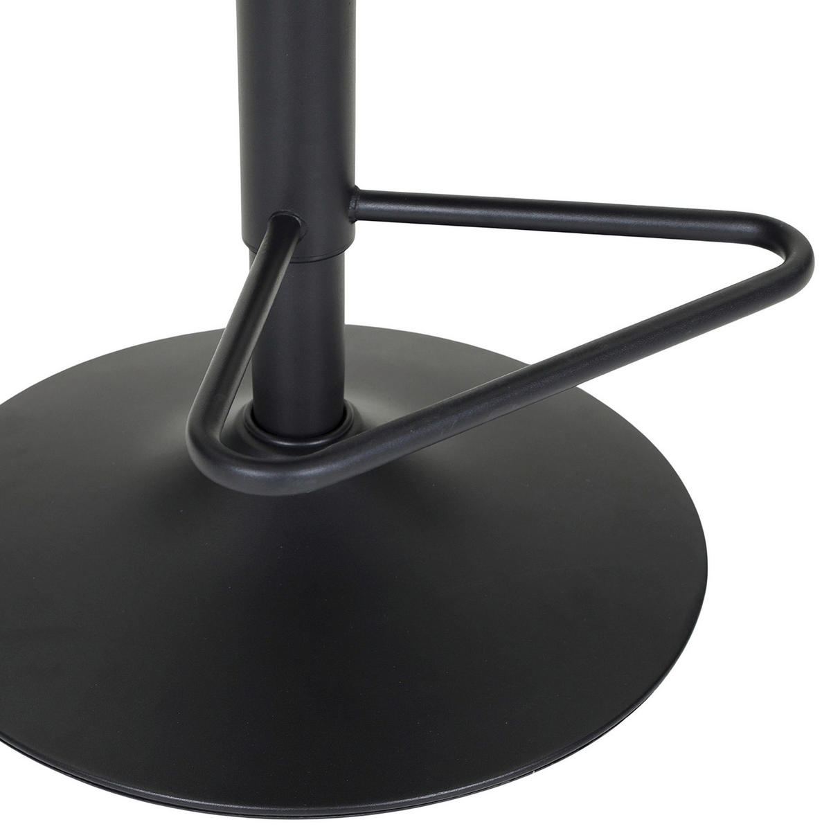 BARHOCKER Cord Grün Stoffauswahl, Sitzfläche 360° drehbar  - Schwarz/Grün, Design, Textil/Metall (54/98-120/58cm) - Novel