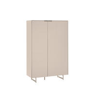 HIGHBOARD Schwarz, Kaschmir  95/134/38 cm  - Kaschmir/Schwarz, MODERN, Holzwerkstoff/Metall (95/134/38cm) - Carryhome
