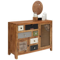 KOMMODE 110/80/40 cm Multicolor  - Multicolor, Lifestyle, Holz/Metall (110/80/40cm) - Landscape