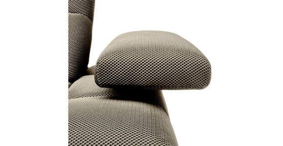ECKSOFA  in Struktur Beigebraun  233/313 cm  - Beigebraun/Schwarz, Design, Kunststoff/Textil (233/313cm) - Belluti