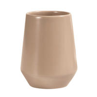 ZAHNBÜRSTENHALTER Keramik  - Cappuccino, Basics, Keramik (9/11,5cm) - Spirella