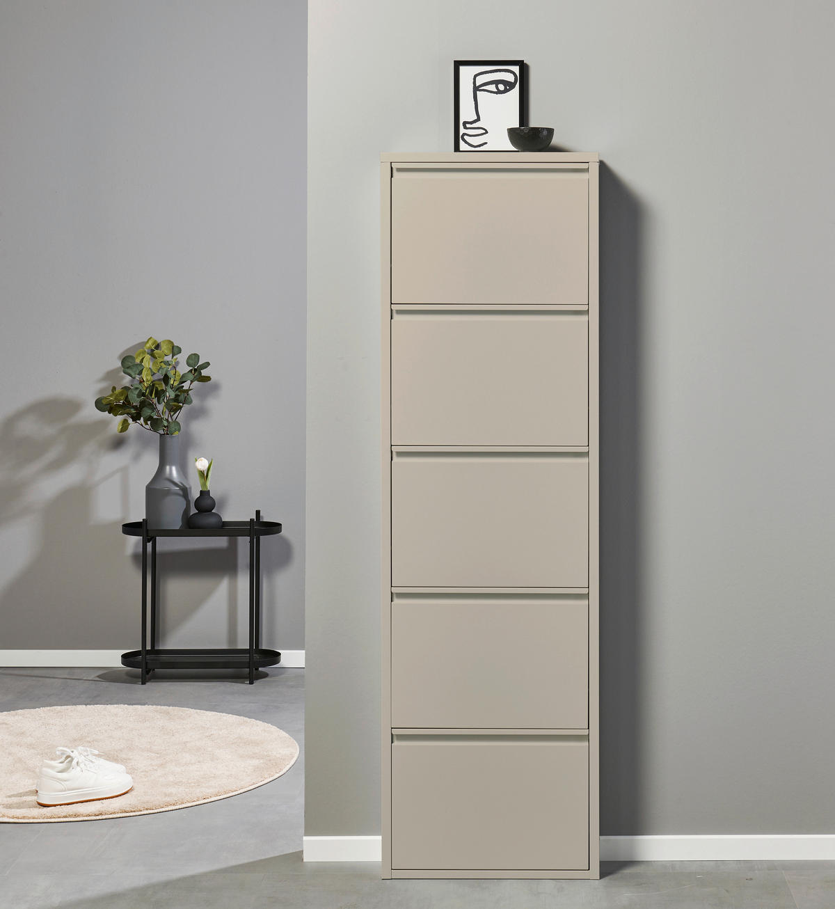 SCHUHKIPPER  in 51/170/16 cm  - Kaschmir, MODERN, Metall (51/170/16cm) - Boxxx