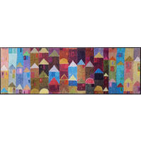 LÄUFER 60/180 cm Manhattan  - Multicolor, Trend, Kunststoff/Textil (60/180cm) - wash+dry