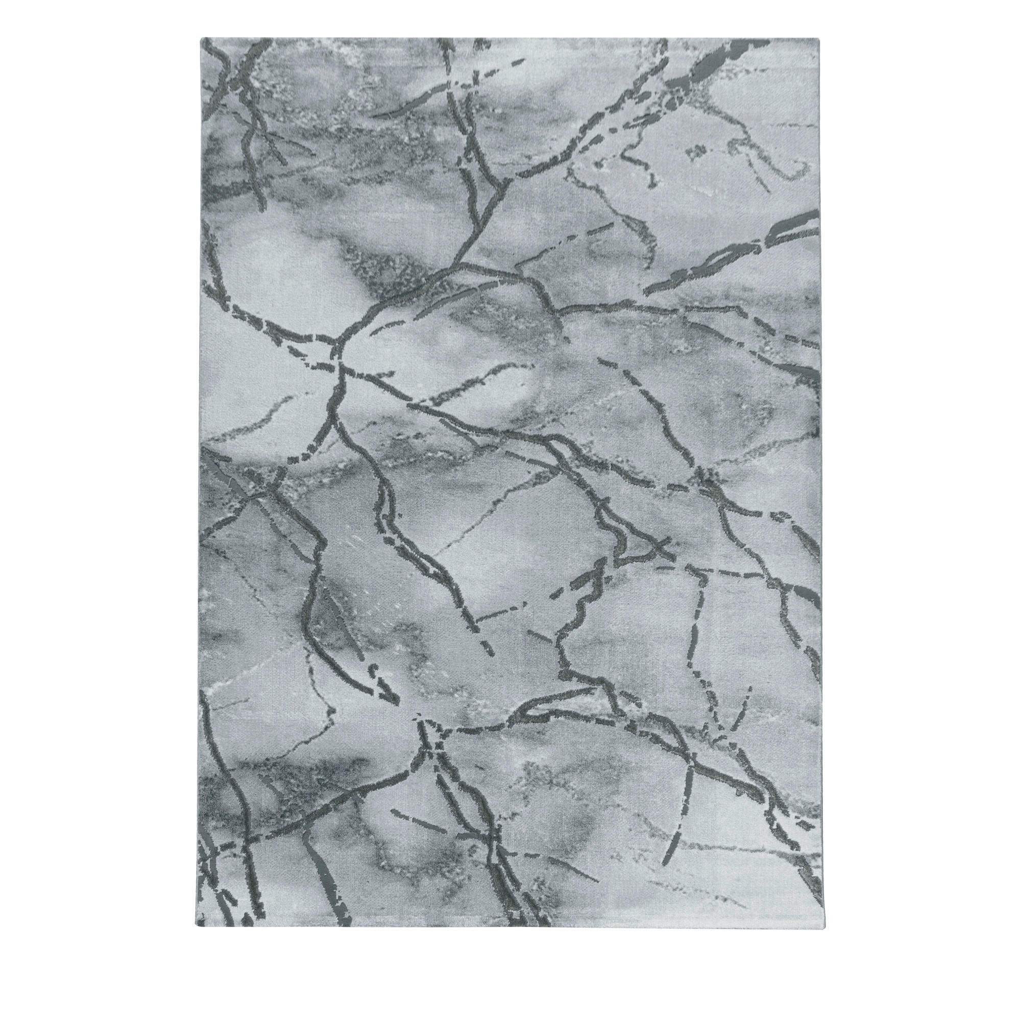VÄVD MATTA 80/250 cm Naxos 3815 silber  - silver, Design, textil (80/250cm)