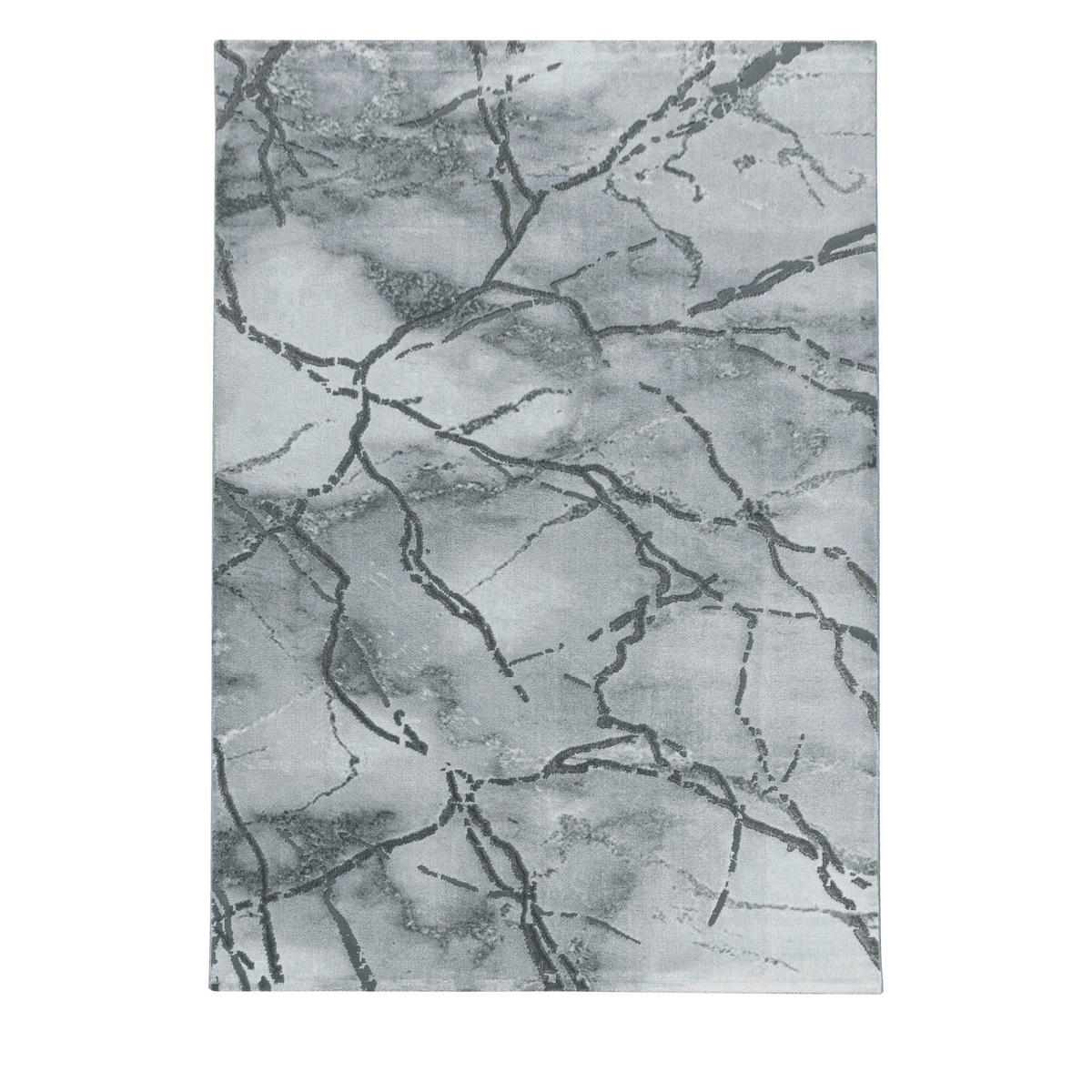 WEBTEPPICH 80/250 cm Naxos 3815 silber Silberfarben  - Silberfarben, Design, Textil (80/250cm)