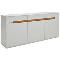 SIDEBOARD  in 183/82/40 cm  - Eichefarben/Weiß, Design, Holzwerkstoff (183/82/40cm) - MID.YOU