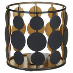 WINDLICHT - Goldfarben/Schwarz, Trend, Metall (11/11cm) - Ambia Home