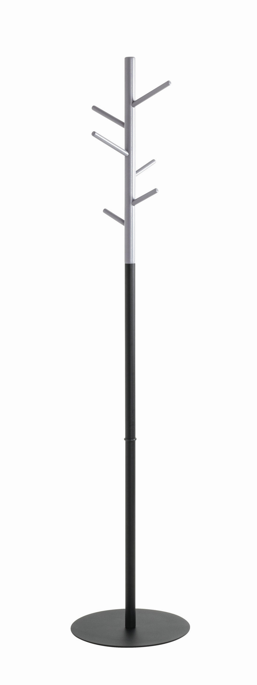 KLEIDERSTÄNDER in Grau, Schwarz 36/175/36 cm   - Schwarz/Grau, Design, Metall (36/175/36cm)